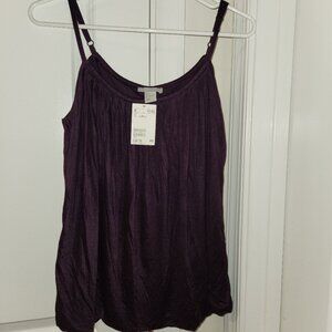 H&M Dark purple tank top